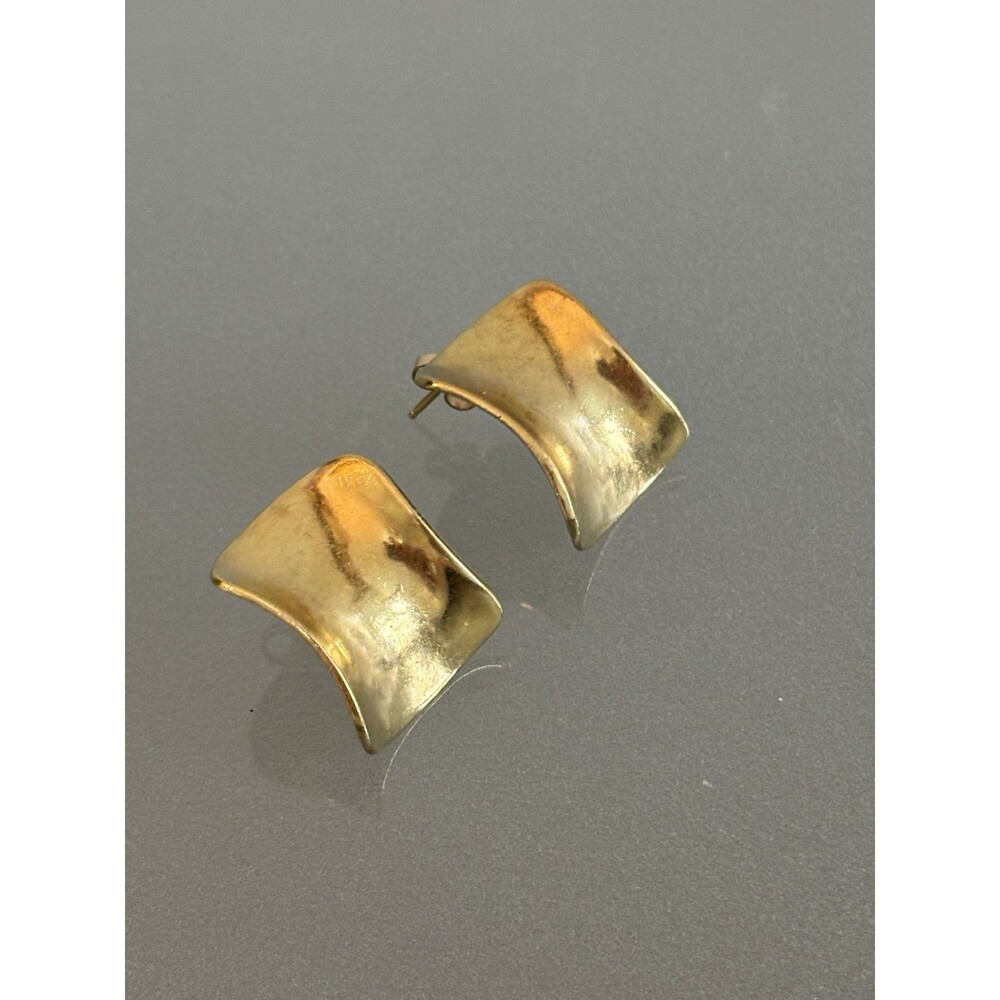 Vintage 18k Gold Earrings 14.6g RLM Robert Lee Morris-READ